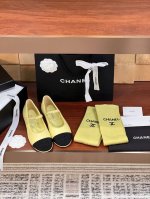 袜子25Chane※ 小香家24c新品new松紧一字带芭蕾平底鞋 代购级别！喜欢小香不需要理由 因为理由都隐藏在它迷人的设计里 软萌的玛丽珍 极为柔和的舒适性