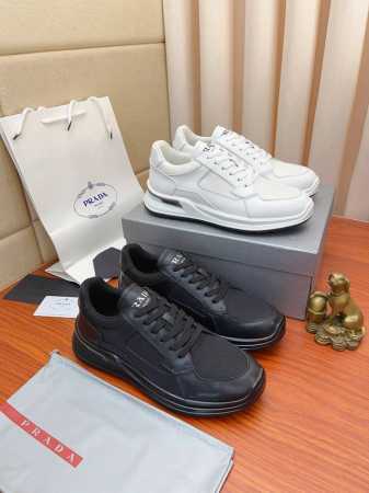 实价： 高品质新款prada 普拉达 专柜同步上市， 新款男鞋、进口牛皮内里。高端气垫开模防滑橡胶大底，精美线条、简约大气，上脚舒服上挡次、休闲旅游。码数:38 - 点击图像关闭