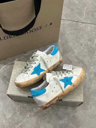 长期做货.订单询价 logo标底蓝色情侣款. 原单高版本.低端勿扰 ggdb Star 小脏鞋高版本男女情侣款 新款单鞋Golden Gse Deluxe Br - 点击图像关闭
