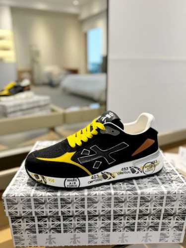 价格p： 普瑞米亚达 premiata Lander Trainers 兰诺系列米字低帮复古百搭 休闲训练运动鞋 premiata是意大利品牌。premiata