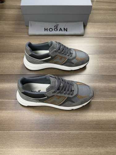 Hogan 霍根 -高端品质 原单 -鞋面：丝绸小牛皮、反绒小牛皮、鞋身镂空′H′图腾 -内里：品牌网帆布、垫脚；水染牛皮 -大底：超轻tpu 橡胶；双色成型大