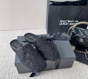 giorgio Armani X 10 Corso Como 25年 乔治阿玛尼 联名款穆勒拖鞋 方头半拖拖鞋 正码35-39订做40