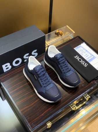 商品名称：Boss 波士 正规码数: 38-44 休闲鞋 商品材料：精选 牛皮鞋面，柔软羊皮垫脚；原厂特供大底。 - 点击图像关闭
