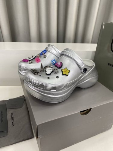 工厂p价 女装女鞋 运动原单 男女 balenciaga X Crocs 联名洞洞鞋 巴黎世家Balenciaga X Crocs春夏最新情侣款洞洞鞋 25春季