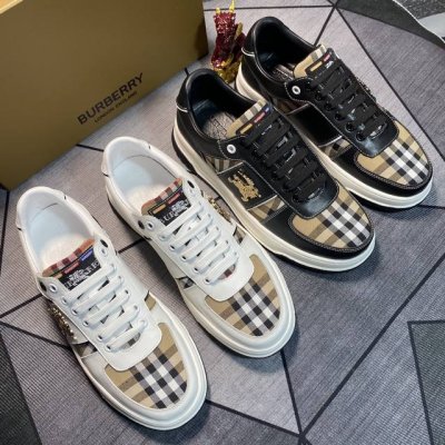 工厂P价 专柜同步Burberry 巴宝莉 顶级代购同步发售正码数：38-44。意大利进口牛皮搭配官网布料。全进口羊皮内里，鞋底：原厂特供原版底，独家活动成型底