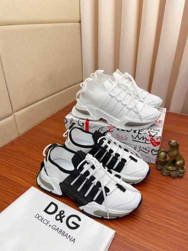 实价： Dg～ 男士休闲鞋 2022Z柜同步发售 鞋面选用牛皮拼接布料网布内里，舒适透气，鞋底：原版舒适耐磨大底，实物拍摄实物更赞码数:35-46