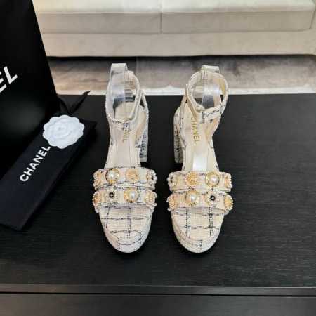 Chanel 25A高级手工坊系列 新款抢先发售 今年春夏必爆单品 原版开发 私模五金 原版大底 鞋面牛皮 妮布 内里羊皮 Size:35-39 其他码数定 - 点击图像关闭