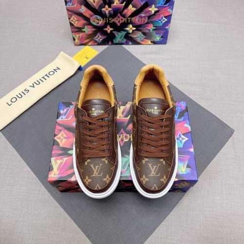 Louis Vuitton 路易威登lv潮流休闲低帮鞋1：1原版复刻！意大利进口专供面料牛皮+橡胶大底，防滑耐磨，进皮内里+设计上很独特的美，超级百搭也很舒服的
