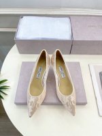 jimmychoo吉米周 25Ss 2025春夏新品 专柜最新Jc蕾丝尖头高跟鞋 名媛气质款 上脚超级舒适的一款鞋 历久弥新 时髦魅力始于足下 悦享羡慕眼光 今