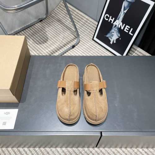 出厂: 独家顶级版本 Ugg~25Vs春夏爆款松糕厚底凉鞋系列 松糕厚底半拖 主打一个随心索性 简单大方不失优雅 夏天的专属浪漫！！ 面料:原版定制牛皮 内里: