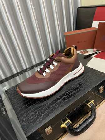 出厂价 Loropiana 诺悠翩雅 Weekendwalk男士新款厚底运动鞋，上脚踩云朵般舒服的Lp系带休闲鞋！鞋面头层牛皮打造，突显运动风范。轻盈的鞋底则更 - 点击图像关闭