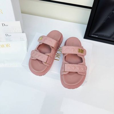 电绣玫瑰粉 340 Dior2025Act系列凉鞋震撼来袭 原版1：1拆解，楦头、格板完美复刻正品 原版开模五金，橡胶组合大底 鞋型极其舒适百搭 今夏小仙女必入