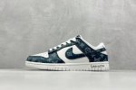 400 現貨 终端放店 Xc版 Nk Sb Dunk Low Lv联名-深蓝印花 周年高端定制 低帮休闲板鞋 #定制鞋盒 大厂纯原品质出货 超高清洁度 皮料切割