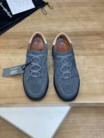 实价 商品商标：杰尼* 杰尼亚* 低帮休闲鞋 正码码数 38-44 可订做45 商品材料：鞋面进口磨砂皮，羊皮内里，原版大底。 编 号：846
