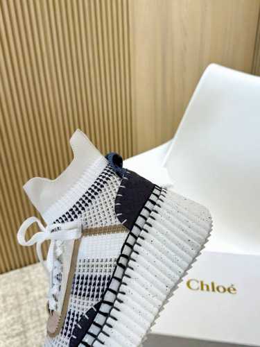 P4602670春夏Chloe 克洛伊,高帮,Nama Sneaker彩虹系列运动鞋、容祖儿和孙怡宋茜明星同款、原材料是可再生物料制作、全手工缝马克线、肉眼可见