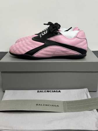 女 男+10，Balenciaga巴黎世家 系带 休闲单鞋 女款 黑色 面料牛皮羊皮 女：35-40，男：39-44 女41男38.45 定制不退不换 - 点击图像关闭