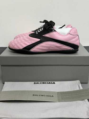 女 男+10，Balenciaga巴黎世家 系带 休闲单鞋 女款 黑色 面料牛皮羊皮 女：35-40，男：39-44 女41男38.45 定制不退不换