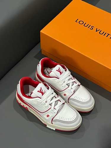 橙子出厂价 Louis Vuitton 路易威登 LV Trainer 情侣款运动鞋板鞋 休闲复古篮球鞋 码数：35-46