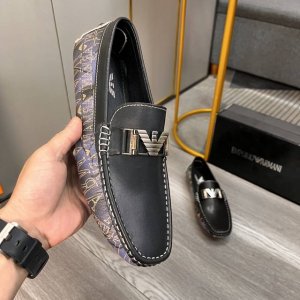 出厂价 阿玛尼新款男鞋原版复刻高端男士休闲豆豆鞋 驾车鞋！鞋面进口牛皮，羊皮内里，一脚蹬设计， 轻便灵巧合适各种出行，两色可选，码38-44， 45可定做