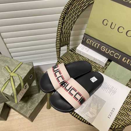 gucci 古驰春夏新款 沙滩拖鞋 平底拖鞋 一字拖 情侣款 码数 35-46 - 点击图像关闭