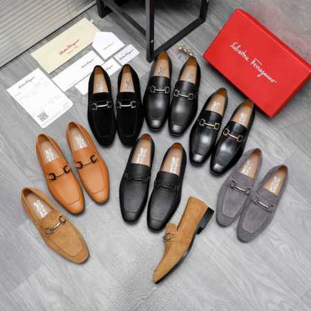 商品商标：Ferragamo 菲拉格慕 正装鞋 正码码数: 38-44 45订做不退换 商品材料：精选 头层牛皮鞋面 牛皮内里原版大底 - 点击图像关闭