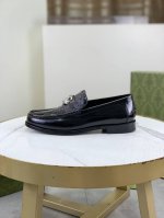 工厂p价p 顶级版本 原版高级真皮大底 品牌： Gucci 古奇 古驰新款商务正装休闲皮鞋 标准码：男码39–45 38 46需定做 等级：官网同款 原单品质