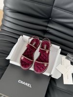Chanel 25C春夏新款全系列链条拖鞋全系列首发 专柜有的我都有！高版本高品质鞋面牛皮 原版面料 内里羊皮 原版大底Size:35-39 其他码数定