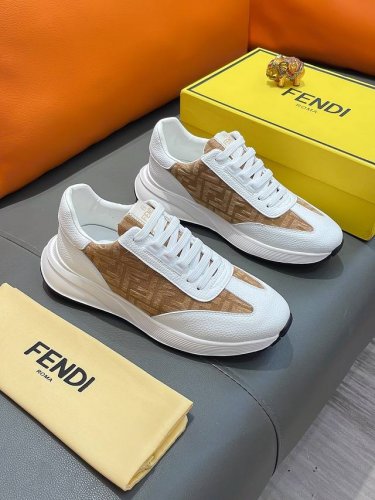 商品名称：Fendi 芬迪 实价： 正规码数: 38-44 休闲鞋 商品材料：精选 牛皮鞋面，柔软羊皮内里；原厂大底。