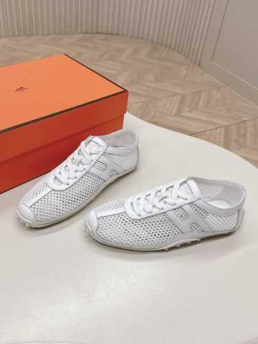 Hermes 爱马仕H家25ss新款网面玛丽珍休闲鞋 丑鞋的时髦 上脚真心不丑，穿上就是时髦人儿，脚感非常舒服又轻便，经典运动风格+网面色设计，丑的耐看面料：原
