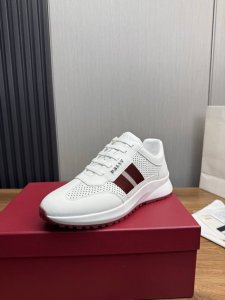 工厂P价 巴利-Bally家原单新品系列,1:1出货 高档牛皮冲孔+牛皮内里,原版防滑耐磨橡胶大底38-45 38.45订做