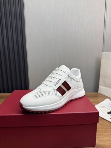 工厂P价 巴利-Bally家原单新品系列,1:1出货 高档牛皮冲孔+牛皮内里,原版防滑耐磨橡胶大底38-45 38.45订做