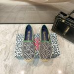 橙子出厂价p tory Burch 夏季新款 Tb草编渔夫鞋 一脚蹬乐福鞋 码数 35-41