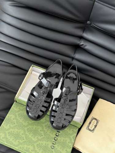Gucci 2025最新款果冻拖鞋高版本TPU材料 跑量价size: 35-41
