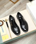 出厂价P 水染牛里 全套包装 Louis Vuitton* 高端 路易威登 专柜最新款 正装商务皮鞋原版最高品质！进口意大利小牛皮面料牛皮内里 原版半真皮大底