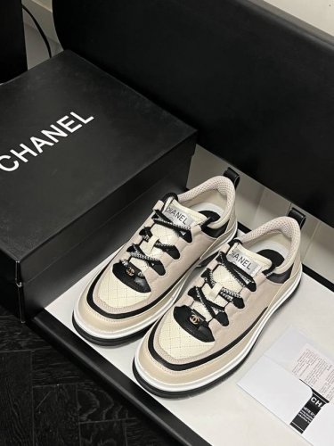 橙子出厂价p chanel 香奈儿春夏新款 厚底运动鞋 熊猫休闲鞋板鞋 码数 35-40