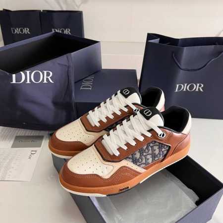 DIO*R 新款年官网春夏最新B27绝非市场通货、头层牛皮 定制精致3D电绣、油边工艺TPU大底 码数:女35-40 男38-45 46定做 - 点击图像关闭