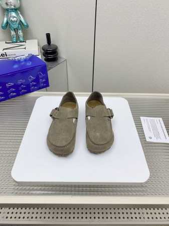 出厂 高版本 25ss德国Birkenstock勃肯 日本限定版 我Boston真皮包头软木拖鞋博肯沙滩 单鞋 真空电镀复古五金扣饰 专柜包装！鞋面：原版牛皮京 - 点击图像关闭