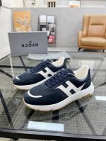H 顶级代购 霍 炸街男神新品来袭，超人气爆款专柜新款，原厂配置意大利进口牛皮搭配网布面料，高品质复杂拼接工艺，经典的外观搭配气垫新底更加潮达人，进口牛皮内里垫