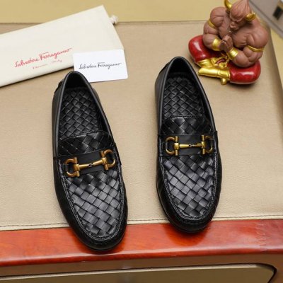 工厂p价 Ferragamo 菲拉格慕 爆款时尚休闲套脚鞋官网专柜1:1制作，原版开模好质量看得见，进口高端头层小牛皮，奢华猪皮内里纹路很清优质防水防滑耐磨大底