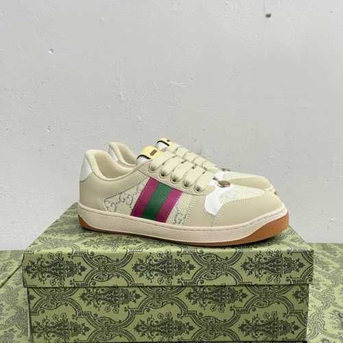 橙子出厂价p 跑量主推款 Gucci 古驰小脏鞋系列 经典原型复古百搭做旧老爹板鞋 复古学院风 怀旧版 原装意大利进口 全套包装 广东代工出品 原档原标原盒 随