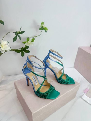 出厂 Jimmy Choo 吉米周 是一个非常全面之尊贵时尚生活品牌 香港,美国等大时尚博主及明星的同款表带女士高跟 中跟 平跟后空凉鞋系列 澳大利亚尖头 圆头