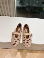 G002原版购入法国一线奢侈品牌Alaia 阿莱亚24Ss法式仙女芭蕾舞平底跳舞鞋，Alaia品牌源自其创始人，Azzedine Alaia是上世纪80 年代“