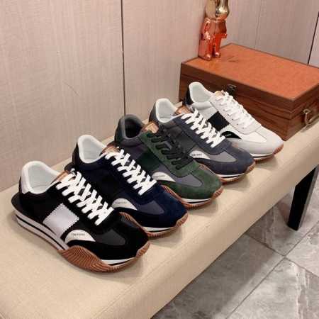 厂价批 Tom Browne 汤姆 福特，Aw新品，专柜同步有售，原单狠货，时尚休闲,进口原版牛皮独特拼接高密度飞织设计，简约易搭配，鞋舌滴胶logo上脚帅气有 - 点击图像关闭