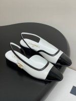 P380-代购级别 25Fw早春新款Chanel小香25后空Slingback钻扣凉鞋 最喜歡穿香奈兒的Slingback 這一個終於看到喜歡的 上脚惊艳~经典