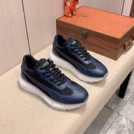 新款: 厂价: 古奇gucci* 最新爆款休闲鞋，顶端品牌奢侈～代购，顶级～质量。鞋面選用进口透气牛皮搭配材质透气羊皮垫脚 精细做工。原版个性时尚柔软橡膠耐磨防 - 点击图像关闭
