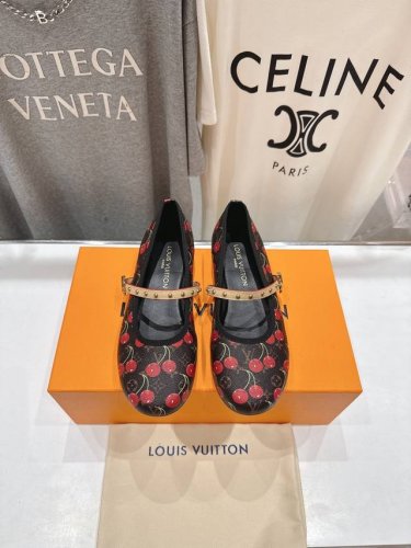 高版本出厂 Louis Vuitton Ss25 New Arrival Lv驴牌春夏系列玛丽珍平底鞋单鞋新品 简约精致 高级感满满 尽显优雅气质 上脚超好看