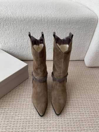 皮里 P毛里 Brunello Cucineli ss24 new arrival～ 秋冬新款系 尖头 短靴 上脚帅气舒适 秋冬一定要有一双Bc的战靴 BC家的 - 点击图像关闭