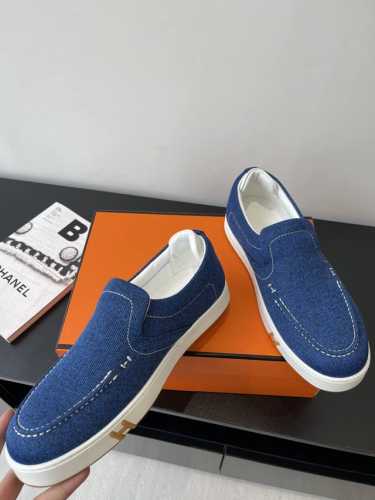 代购级 男款 Herm S 爱马仕 25Ss早春新品 Kiddy兔 一脚蹬休闲运动鞋 板鞋 饰有标志性 H 细节 设计简约流畅 超前时尚 简约高级 随意搭配 上