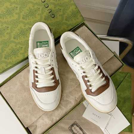 顶级版本：女款 男款 Gucci古驰g家 最新爆款mac80 运动鞋 情侣款 休闲 复古 做旧 脏脏鞋 小脏鞋 面料：原版定制进口头层牛皮 内里：原版定制进口透 - 点击图像关闭