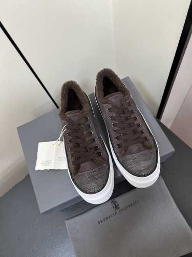 Brunello Cucinelli 新款BC经典休闲鞋运动鞋系列单鞋 BC是意大利知名品牌，极简主义风格，复古又高级！简约又大气，属于非常耐看的款式！高级百搭